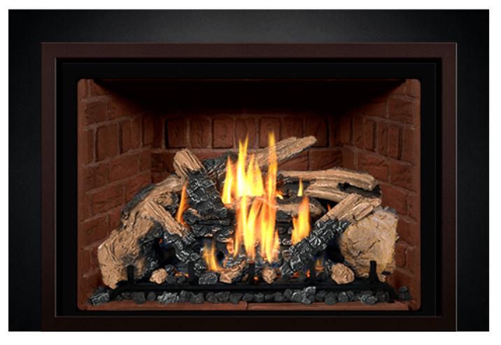 Mendota Gas insert for fireplace and home heating in York PA from local fireplace and stove center.